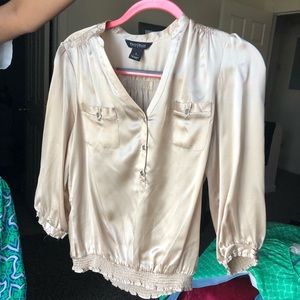 WHBM Silk Blouse